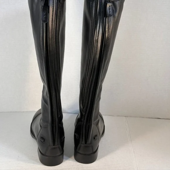 Horze tall Equestrian Black Boots 7.5 - Picture 10 of 13